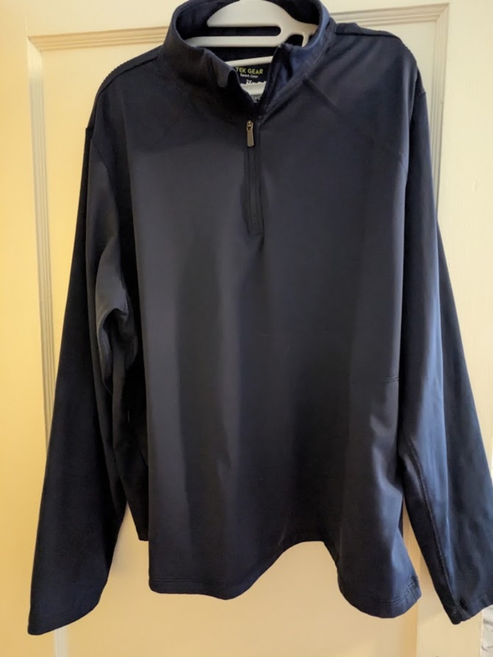FINAL MARKDOWN! TEK GEAR Navy 1/4-zip Pullover Women's 2x